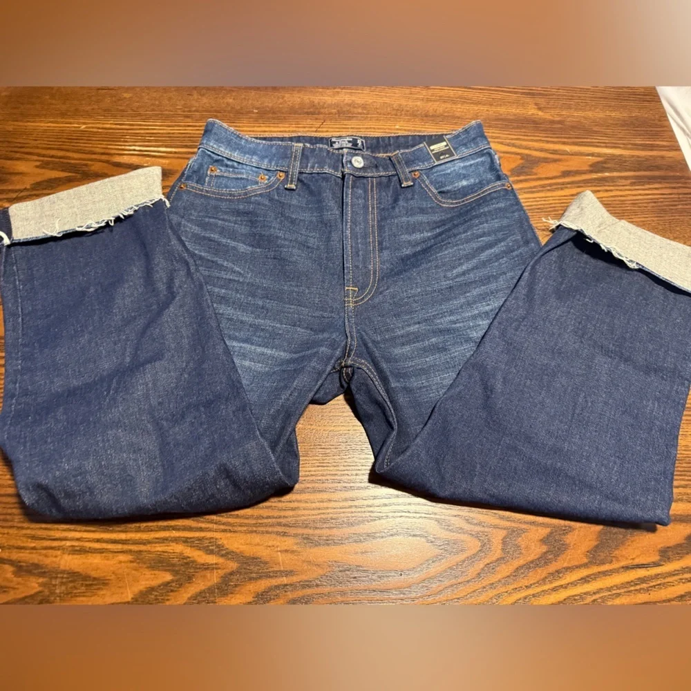 Abercrombie‎ & Fitch Simone High Rise Ankle Straight Women’s 27 4S Blue nwt